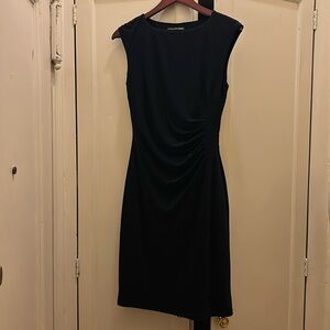 Jersey stretch navy bodycon dress